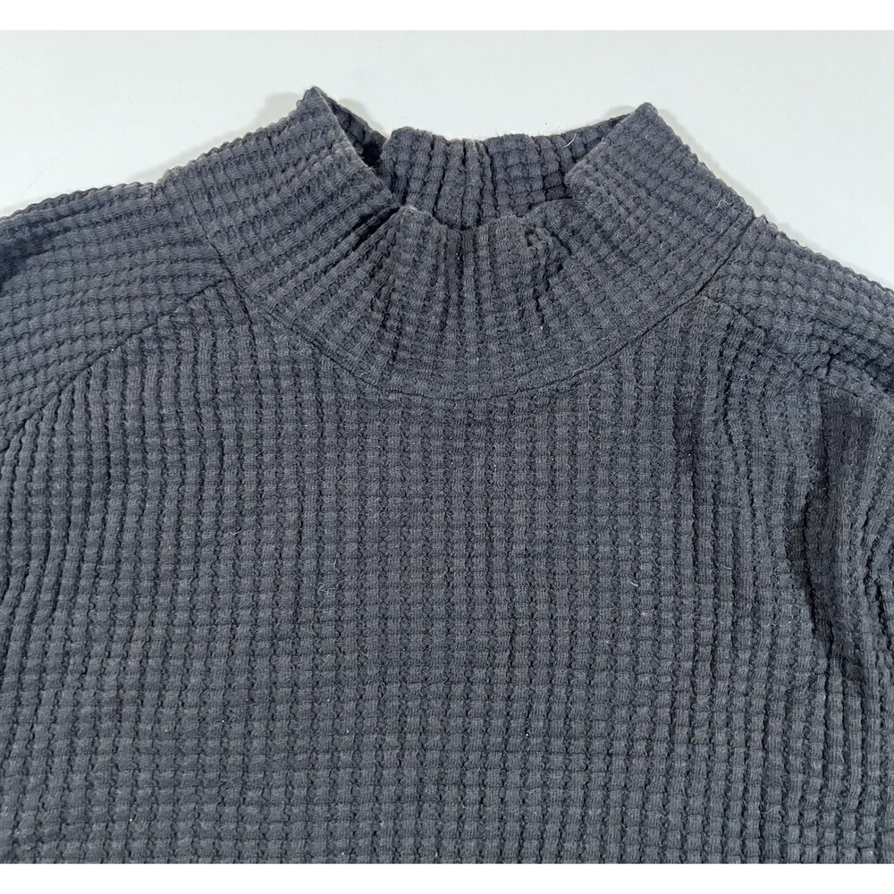 The North Face Chabot Mock Neck Waffle Knit Thermal Long Sleeve Women's 2X (ish) - Picture 4 of 10